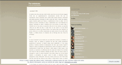 Desktop Screenshot of peromissione.wordpress.com