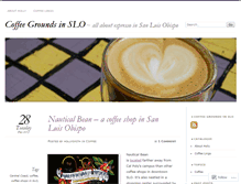 Tablet Screenshot of coffeegroundsinslo.wordpress.com