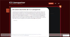 Desktop Screenshot of ic3lizenzpartner.wordpress.com