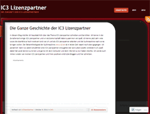 Tablet Screenshot of ic3lizenzpartner.wordpress.com