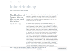 Tablet Screenshot of lobertrindsay.wordpress.com