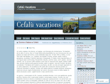 Tablet Screenshot of cefaluvacations.wordpress.com