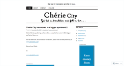 Desktop Screenshot of cheriecity.wordpress.com