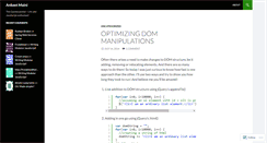 Desktop Screenshot of ankeetmaini.wordpress.com