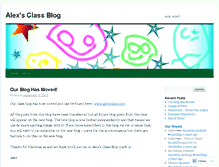 Tablet Screenshot of alexsclass.wordpress.com
