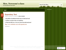 Tablet Screenshot of mrsnewsom.wordpress.com