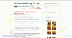 Desktop Screenshot of pelaminanminang.wordpress.com