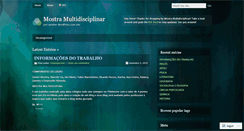 Desktop Screenshot of abeurj.wordpress.com