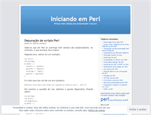 Tablet Screenshot of iniciandoemperl.wordpress.com