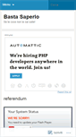 Mobile Screenshot of bastasaperlo.wordpress.com