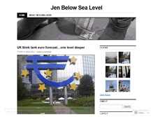 Tablet Screenshot of jenbelowsealevel.wordpress.com