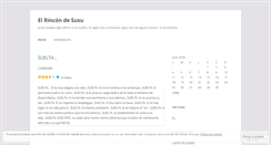 Desktop Screenshot of elrincondesusu.wordpress.com