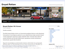 Tablet Screenshot of empatireklam.wordpress.com