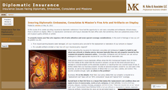 Desktop Screenshot of diplomaticinsurance.wordpress.com