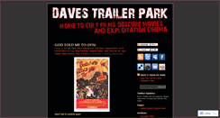 Desktop Screenshot of davestrailerpark.wordpress.com