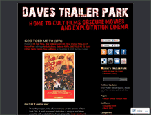 Tablet Screenshot of davestrailerpark.wordpress.com