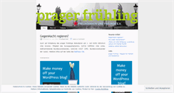 Desktop Screenshot of pragerfruehling.wordpress.com