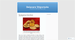 Desktop Screenshot of delshipwrecks.wordpress.com