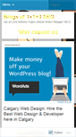 Mobile Screenshot of bloggerseo1and1equals3.wordpress.com