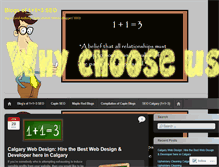 Tablet Screenshot of bloggerseo1and1equals3.wordpress.com