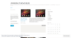 Desktop Screenshot of johnsonjackleblog.wordpress.com
