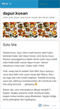 Mobile Screenshot of dapurkosan.wordpress.com