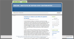 Desktop Screenshot of idecondf.wordpress.com