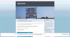 Desktop Screenshot of naturistreview.wordpress.com