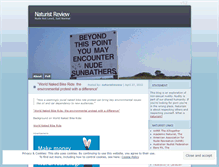 Tablet Screenshot of naturistreview.wordpress.com