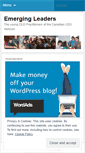 Mobile Screenshot of emergingleadersccednet.wordpress.com