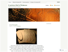 Tablet Screenshot of castingoff.wordpress.com