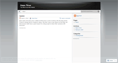Desktop Screenshot of jonasnivar.wordpress.com