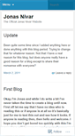 Mobile Screenshot of jonasnivar.wordpress.com