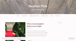 Desktop Screenshot of heatherpirie.wordpress.com