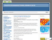 Tablet Screenshot of countrycrossingdothanalabama.wordpress.com