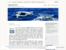 Tablet Screenshot of abrolhos.wordpress.com