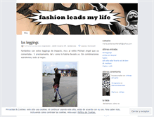 Tablet Screenshot of fashionleadsmylife.wordpress.com