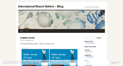 Desktop Screenshot of internationalresortsellers.wordpress.com