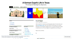 Desktop Screenshot of pitstexasexpatblog.wordpress.com