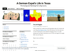 Tablet Screenshot of pitstexasexpatblog.wordpress.com