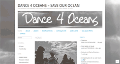 Desktop Screenshot of dance4oceans.wordpress.com