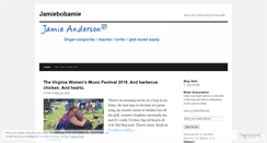 Desktop Screenshot of jamiebobamie.wordpress.com