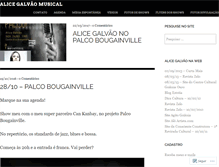 Tablet Screenshot of alicegalvao.wordpress.com