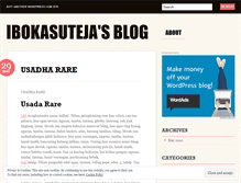 Tablet Screenshot of ibokasuteja.wordpress.com