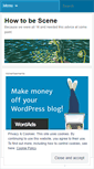 Mobile Screenshot of howtobescene.wordpress.com