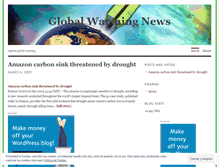 Tablet Screenshot of globalwarmingnews.wordpress.com