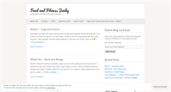 Desktop Screenshot of foodnfitnessjunky.wordpress.com
