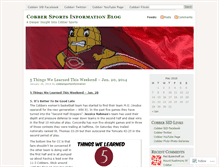 Tablet Screenshot of cobbersportsinformation.wordpress.com