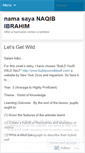 Mobile Screenshot of naqibibrahim.wordpress.com