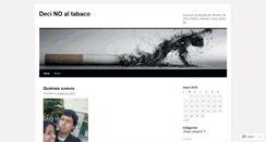 Desktop Screenshot of decinoaltabaco.wordpress.com